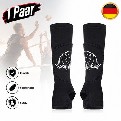 Volleyball Armstulpen atmungsaktiv Schutzpolster 1 Paar Unterarmschutz mit DE
