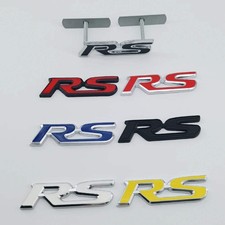 3d Metal Logo Rs Emblem Letters Car Front Grille Badge Rear Trunk Sticker For Ho 3d Metal Logo Rs Emblem Letters Car Front Grille Badge Rear Trunk Sticker For Ho