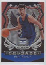 2020-21 Panini Prizm Draft Picks Crusade Red White & Blue Deni Avdija #86 7a1