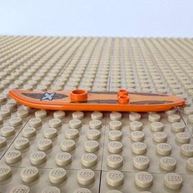 LEGO Island Xtreme Stunts: Orange Long Surfboard 6075, 6736, BEACH LOOKOUT, 2002