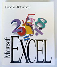 Microsoft Excel Function Reference Book Guide - Version 4.0 - Collectable Rare