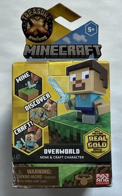 TREASURE X MINECRAFT Overworld Mine & Craft Character - Mini Action Figure NEW