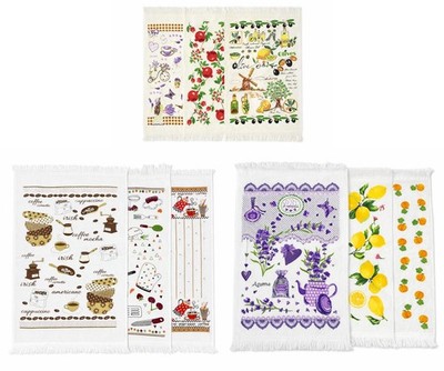 Geschirrtuch Set Frottee Küchentuch %100 Baumwolle 40x60 Küchenhandtuch