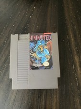 Nintendo NES Game Only Uninvited 