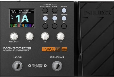 NUX MG-300 MKII Modeler & Multieffekt Effektpedal Pedal Effect Guitar E-Gitarre