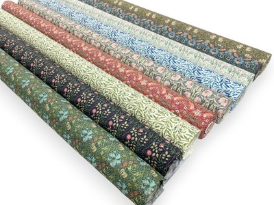 William Morris Stoff Popeline Blumen Polycotton leichtes Schneidermaterial