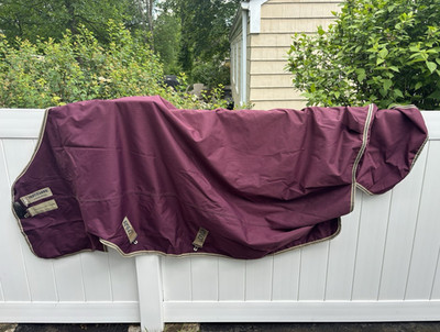 Burgundy Horseware Amigo Hero Ripstop 100g turnout blanket 81 