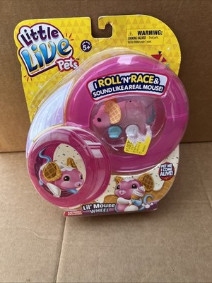 Moose Toys Little Live Pets Lil Mouse Wheel Mice Waffles NOS 2014 A
