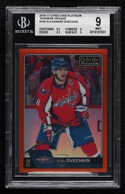 2016 O-Pee-Chee Platinum Orange Rainbow 14/25 Alex Ovechkin Alexander #100 0o5t