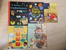 Lot Livres Educatifs pour Enfants en Portugais