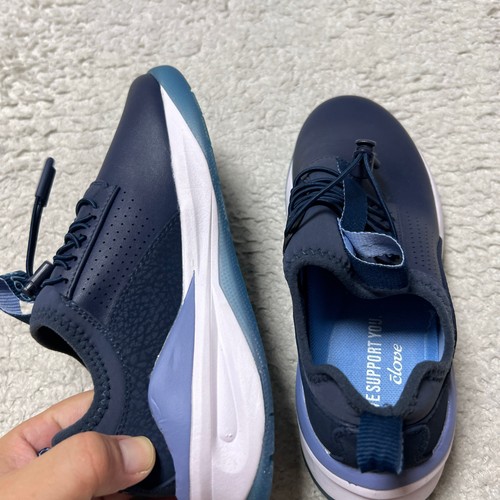CLOVE Shoes Womens 6 Navy Core Comfort Slip on Sneaker Nursing Workwear - Picture 8 of 14