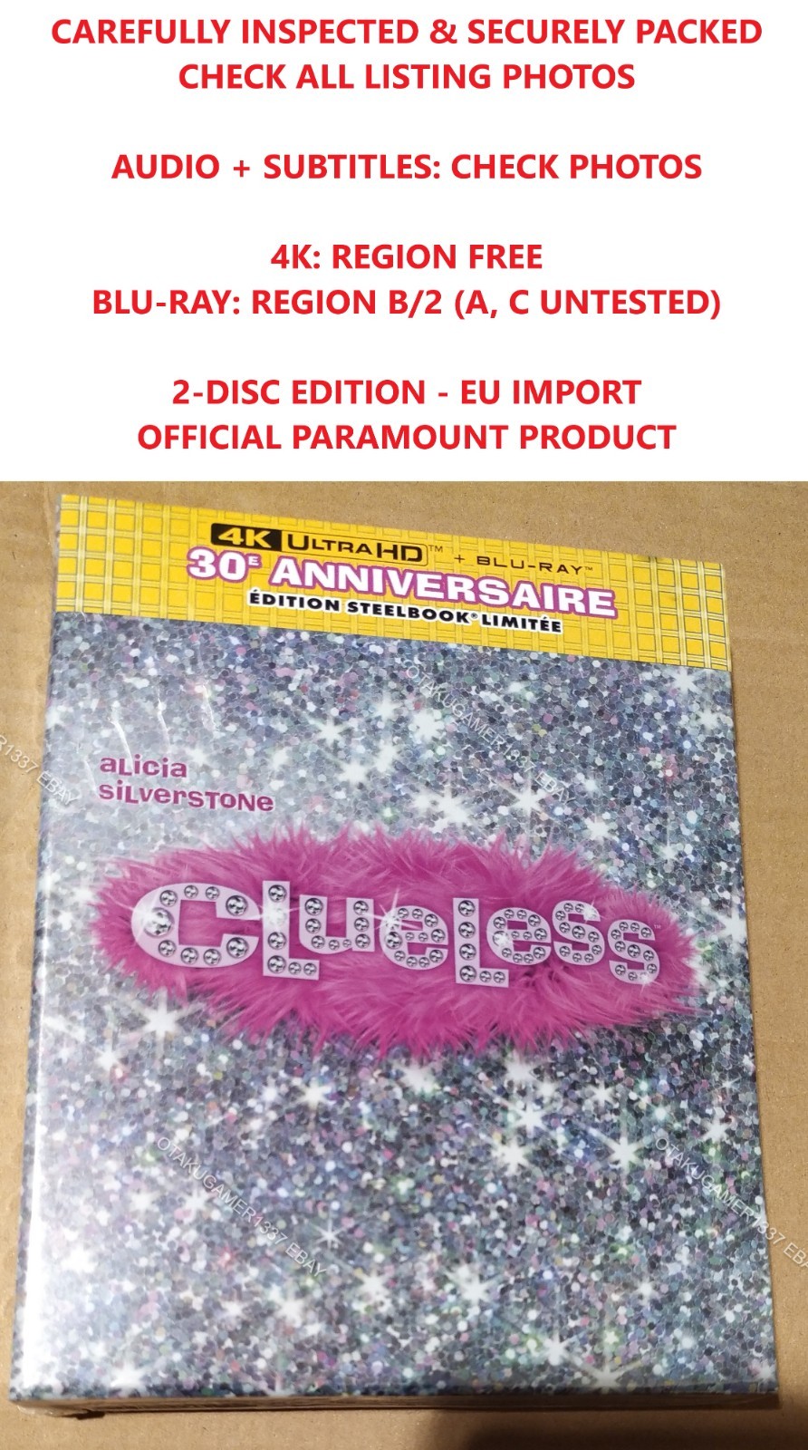 Clueless Steelbook 4K UHD + Blu-ray 30th Anniversary Edition Limited Collector
