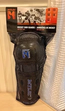 Mylec Knee/ Shin Guards Air-Flo Pro 10" Roller Hockey, Dek Hockey, Street