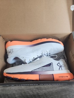 Under Armour HOVR Infinite 5 Men s Running Sneakers Size 10 White/Orange