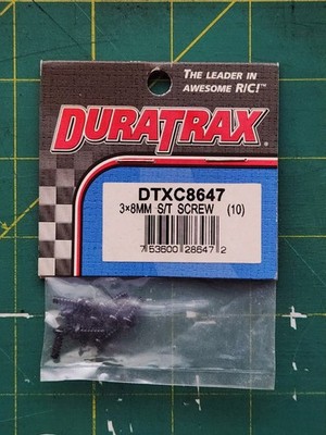 Duratrax DTXC8647 3x8MM S/T Screw (10) NEVST New In Package RC Car Parts