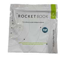 Rocketbook Flip Letter Size Reusable Notebook, Lilac Color
