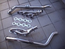 Mercedes W 210 +S 210 E55 AMG M 113 Motor Edelstahl F&auml;cherkr&uuml;mmer Neu Header New