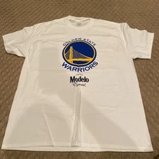 Brand New Golden State Warriors Modelo Especial Beer White Mens XL Shirt