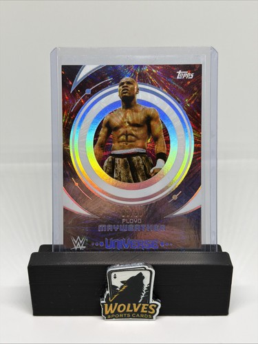 2025 Topps Universe WWE Floyd Mayweather #3/50 Blast Parallel