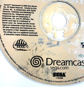 Unreal Tournament (Sega Dreamcast, 2001) Game Disc - Tested and Working