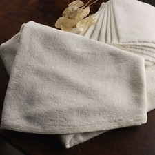 Tovaglia Ovale Fiandra di Cotone 8 Tovaglioli 182 x 176 cm Originale