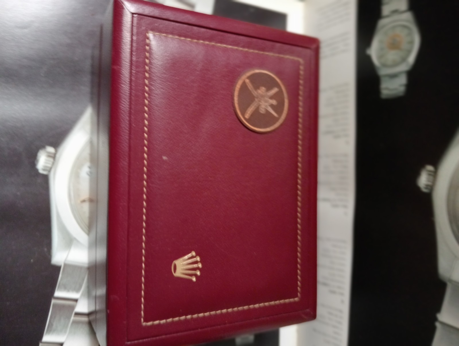 Rolex Oman Box for Gold Watches