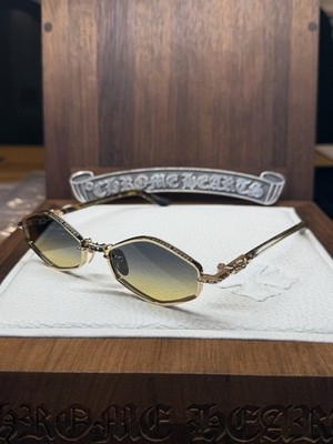 Chrome Hearts Nip Slip Sunglasses Dark Tortoise/ Gold