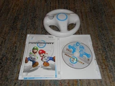 Mario Kart Wii with manual and Racing Steering Wheel - Tested