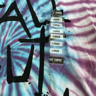 Fall Out Boy Tie Dye T Shirt Large NWT Hot Topic 2018 Licensed Band Tee