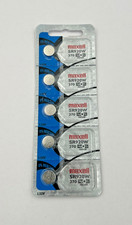 5 Maxell 370 SR920SW Silver Oxide 1.55V Low Drain Coin Cell Batteries Exp 2029 