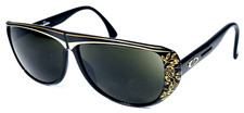 CHRISTIAN DIOR 2421 Optyl Germany Shiny Black/Gold Sunglasses FRAME ONLY 60-10mm