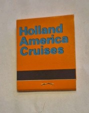 Vintage Matchbook Holland America Cruises Cruise Lines S.S. Unstruck Full New
