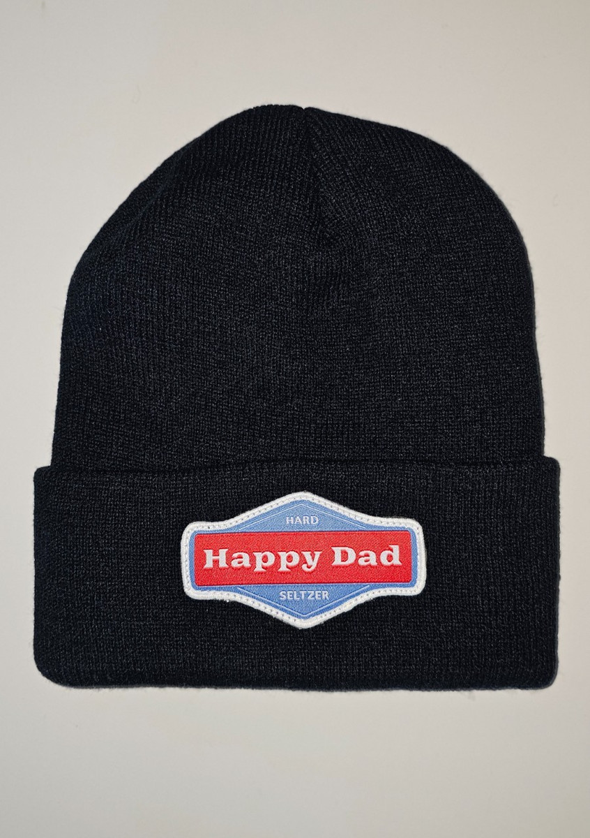 Happy Dad Hard Seltzer Black Beanie (Nelk Boys)