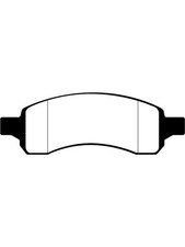 EBC 07+ For Buick Enclave 3.6 Greenstuff Front Brake Pads (DP61761)