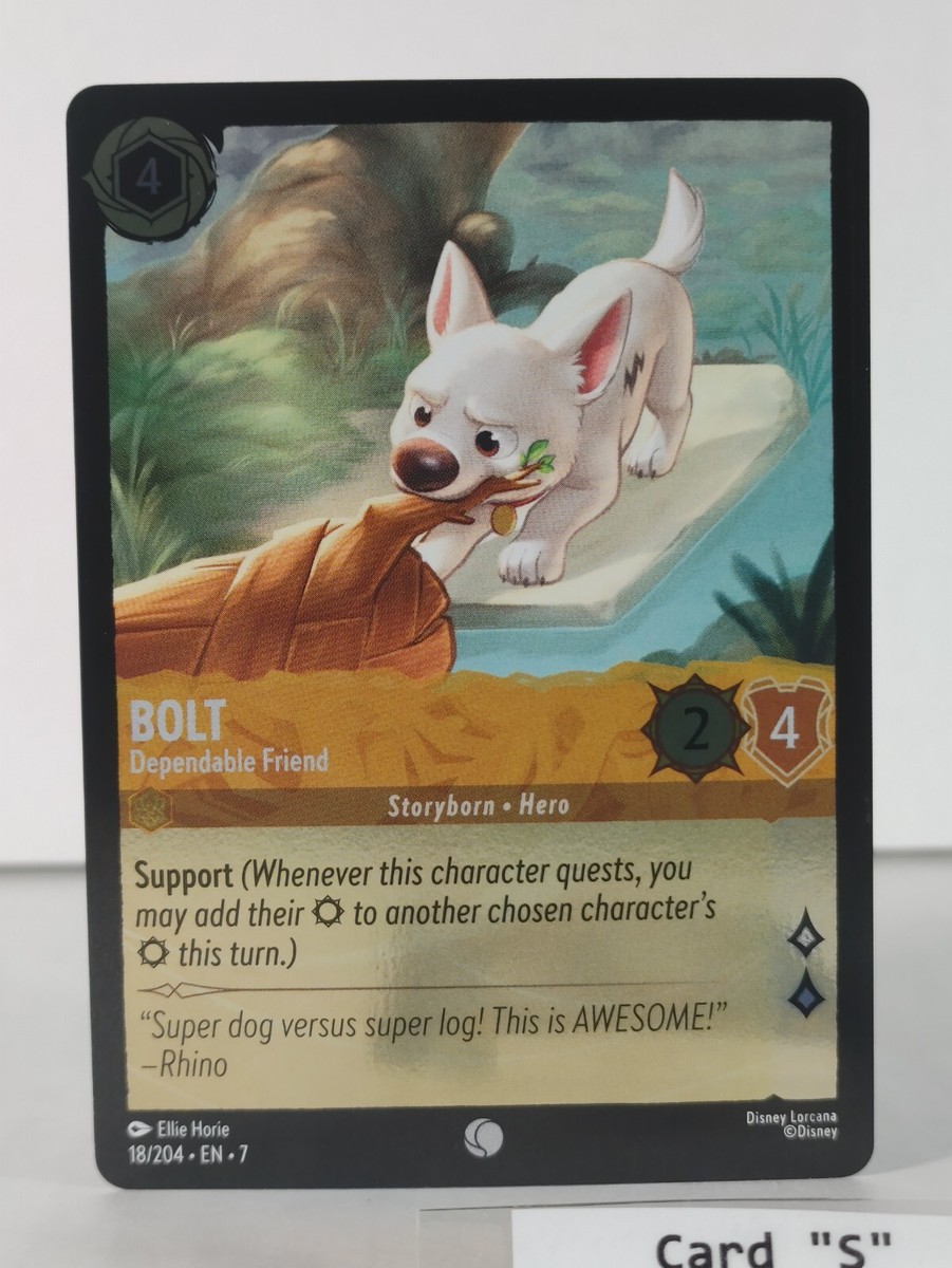 Bolt - Dependable Friend - Foil - Archazia's Island #18 - Lorcana - NM -U  Pick | eBay
