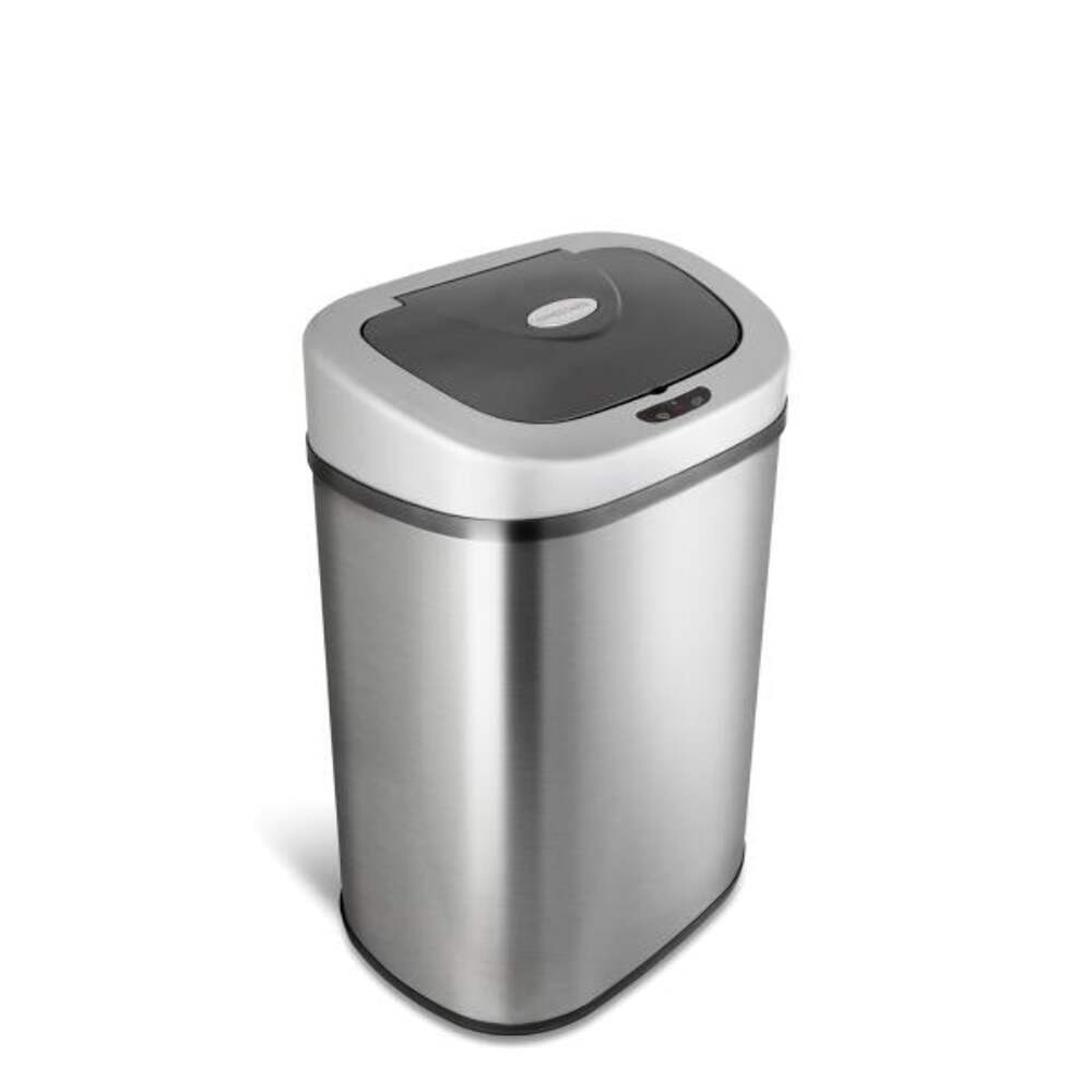 Nine Stars 21.1 Gal Motion Sensor Touchless Kitchen Trash Can Stainless Steel
