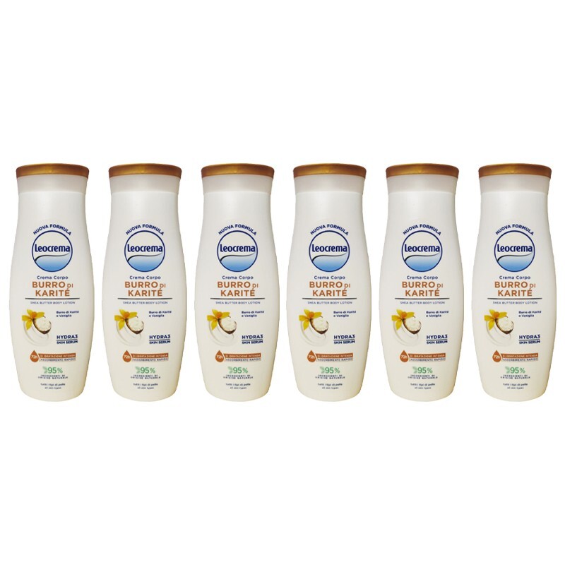 LEOCREMA Burro Di Karitè - Crema Corpo Per Tutte Le Pelli 250 ml - Immagine 2