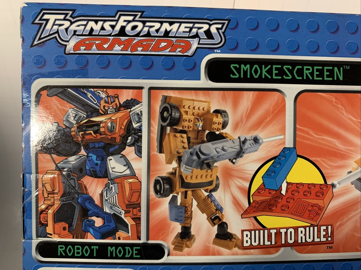 2003 Transformers Armada Smokescreen BTR Built to Rule Building