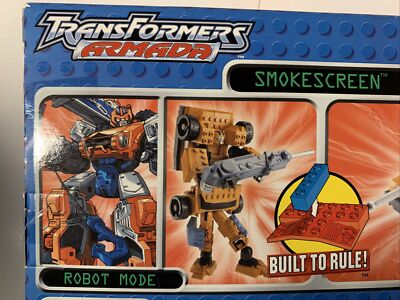 2003 Transformers Armada Smokescreen BTR Built to Rule Building