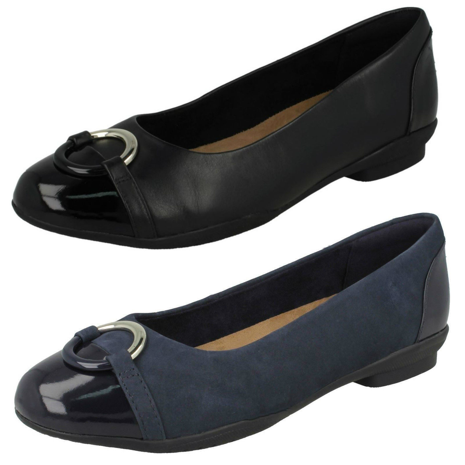 blue Navy da women pelle Nubuck Clarks Casual Elegante shoes Ballerine Indossare blue Navy da women pelle Nubuck Clarks Casual Elegante shoes Ballerine Indossare