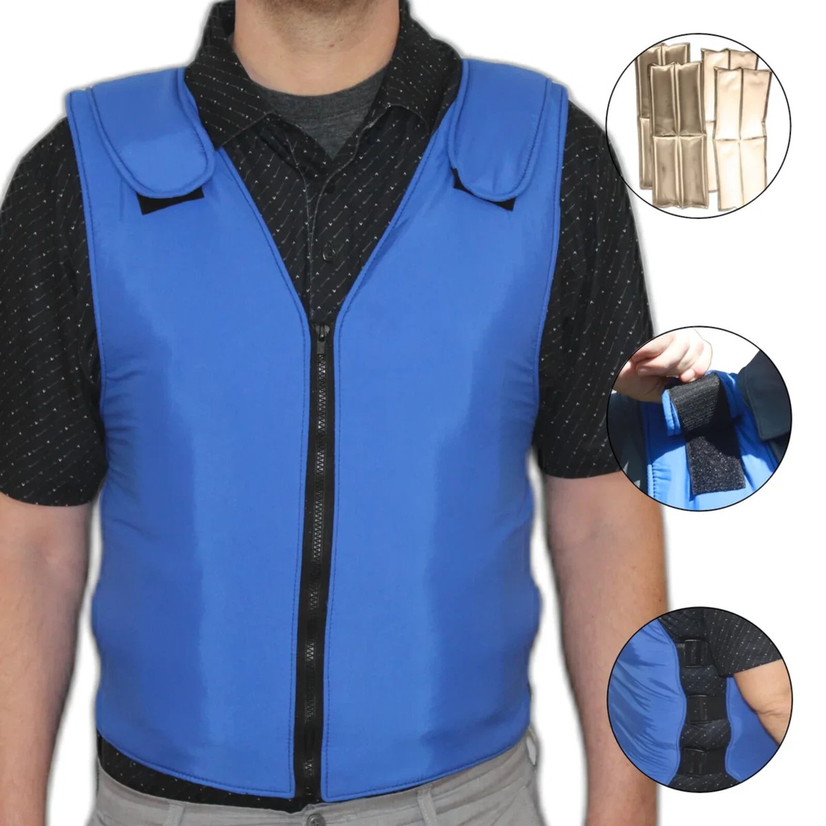 Texas Cool Vest - Standard Cool Vest - Adjustable 65ºF Phase