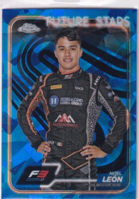Topps 2024 Chrome Formula 1 Nr. 61 Noel Leon Sapphire Refractor