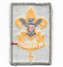 First Class Rank Patch 1957-1965 FCB-1-5-03 Gum Back Boy Scouts of America swn