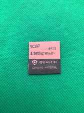 Genuine Qualco #450 Seiko 281 120 Setting Wheel Watch Part, 281120, Sealed, NOS