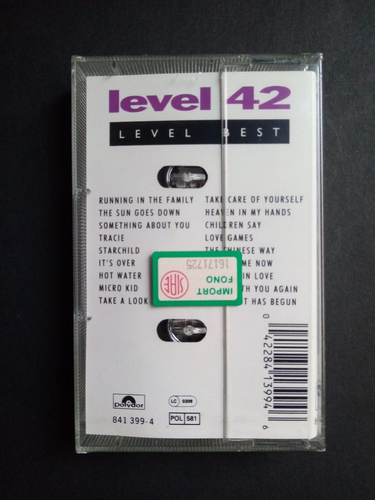 Tape/musicassetta- Level 42-level best - Foto 2 di 2