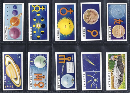 BROOKE BOND - OUT INTO SPACE ("ISSUED IN") - FULL SET OF 50 CARDS - Picture 2 of 10