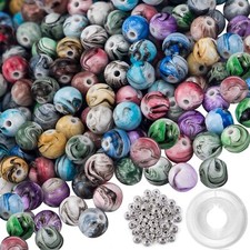 Quefe 500pcs Craft Beads for Jewelry Making, for Bracelets Making,Space Acryl...