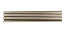 Click Vent System Grill Strips 600 mm Length White Black Stainless Steel Effect