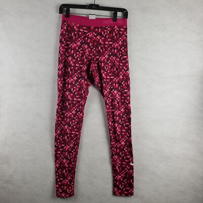 Nike Pro Women's L Dri Fit Athletic Leggings Hot Pink Pixel Print Urban  Camo