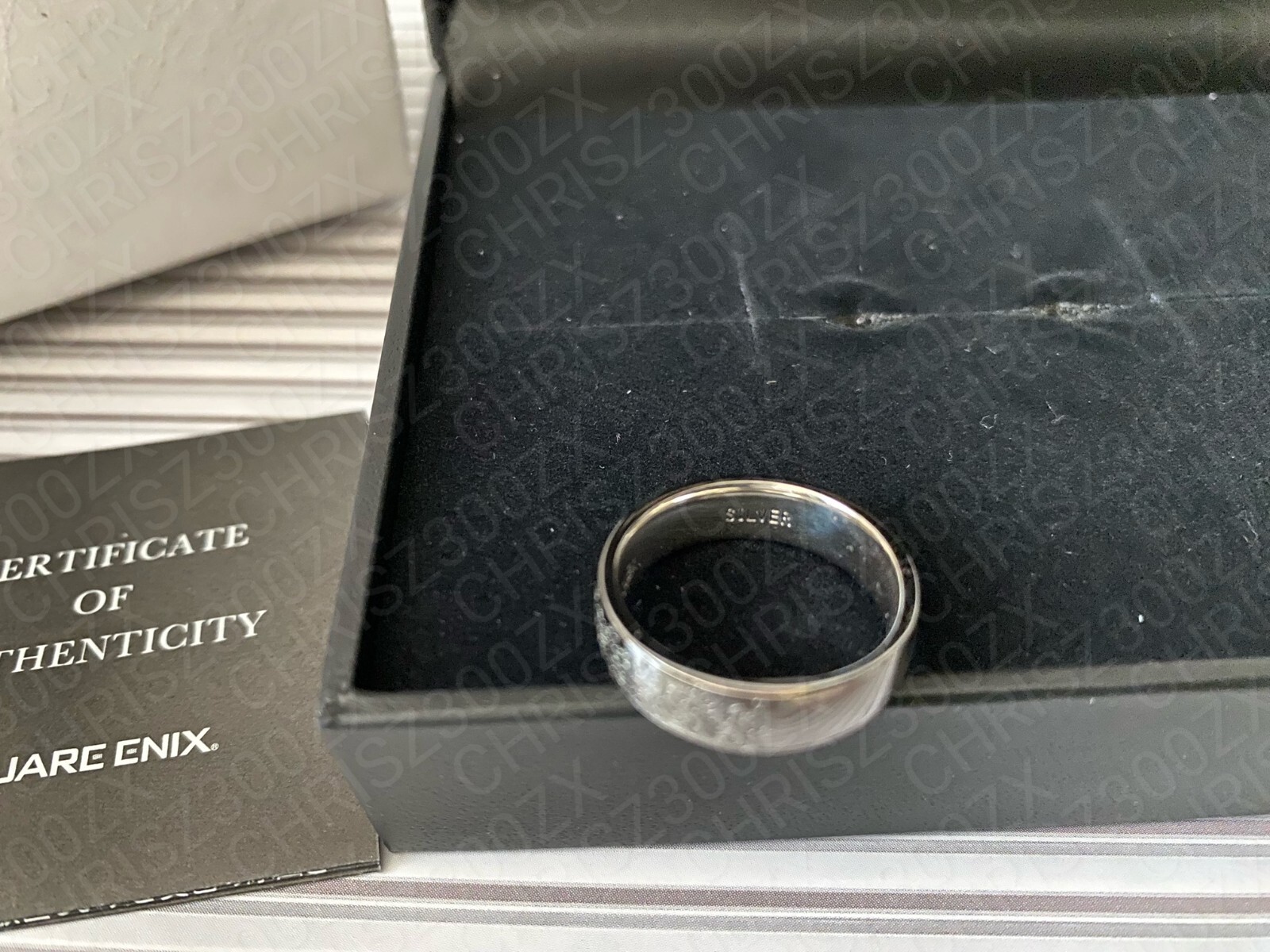 Nier Automata 2B Silver Ring SV925 Figure Japan Size Official Square ...